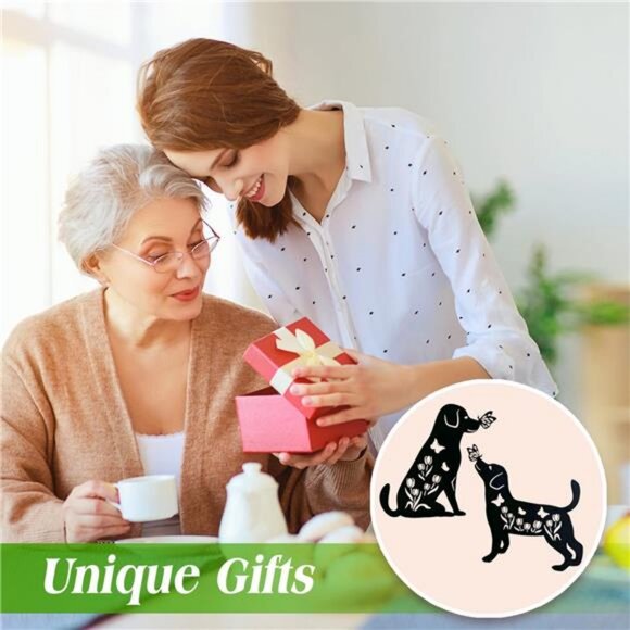 Dog Metal Decor Garden Stakes Dog Gift for Women/Men Dog Lovers Gifts Silhouette - Picture 4 of 7